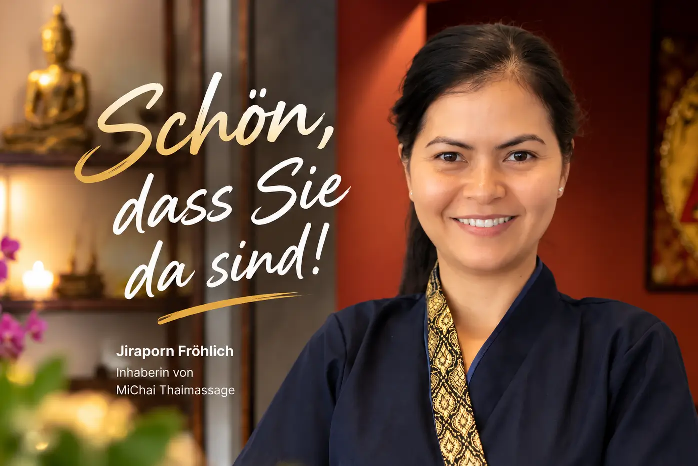Jiraporn Fröhlich, Inhaberin von MiChai Thaimassage