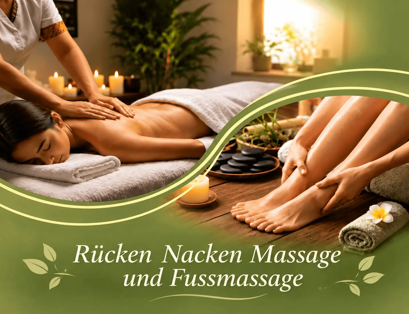 Rücken- und Fußmassage bei MiChai Thaimassage